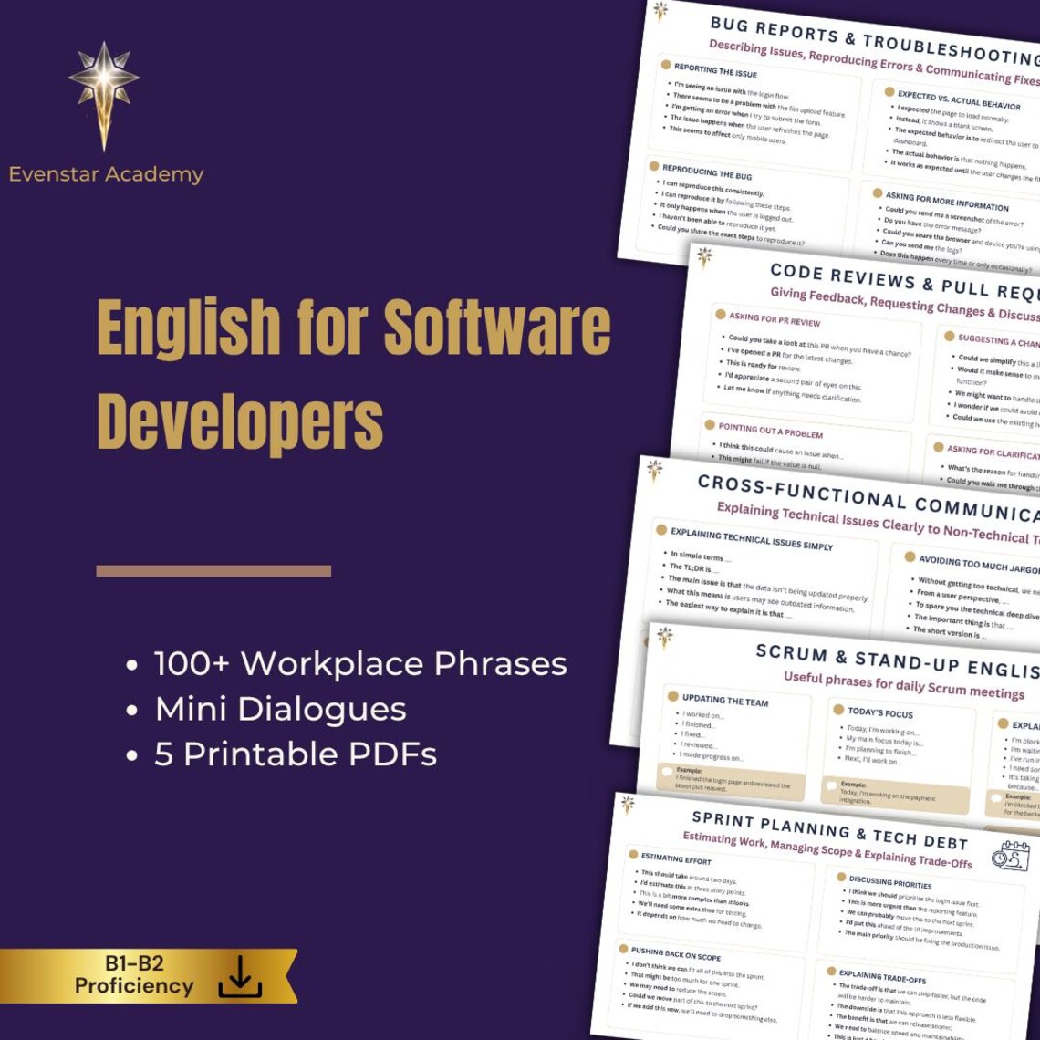 English for Software Engineers / Developers product cover
